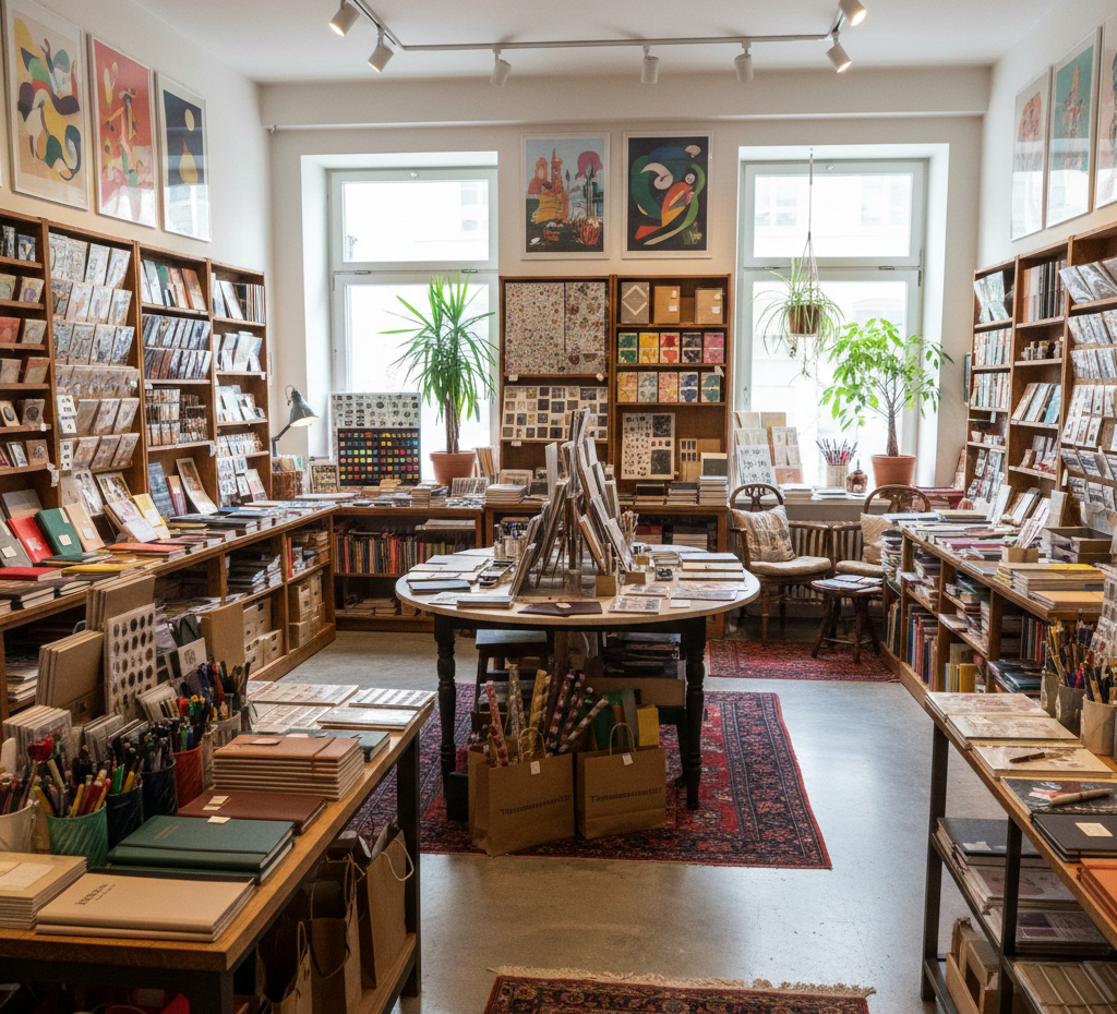 Zibralonozikae stationery store interior